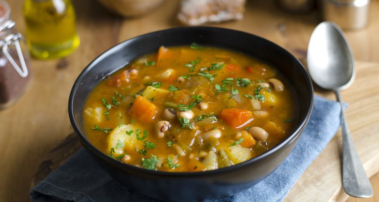 Chicken and bean soup