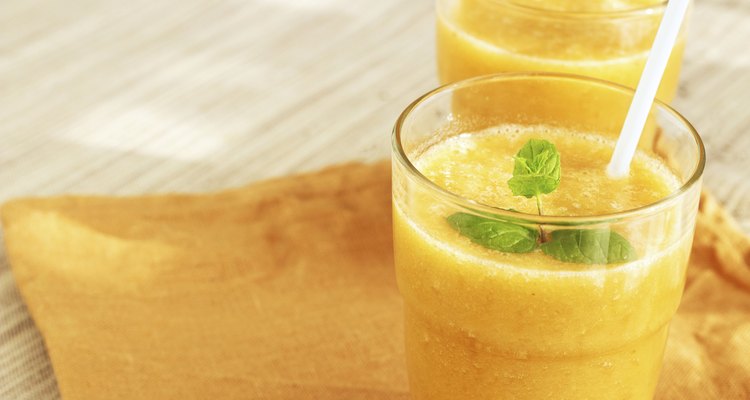 Yellow smoothie