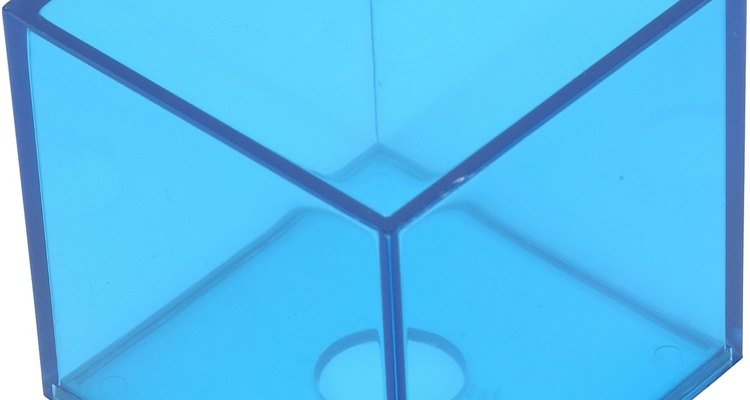 Build decorative containers from clear or coloured Perspex.