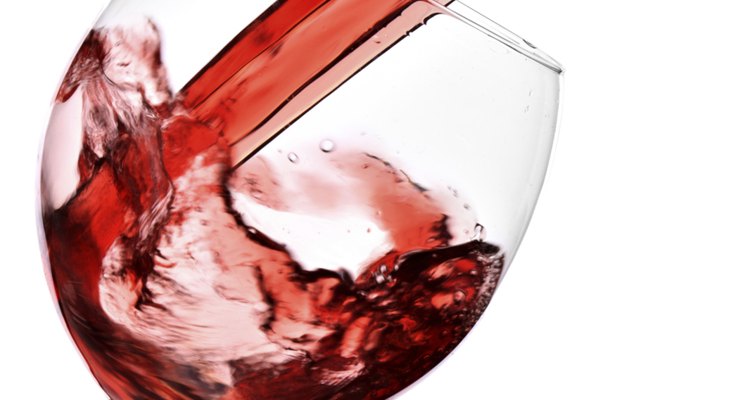 Taça de vinho tinto