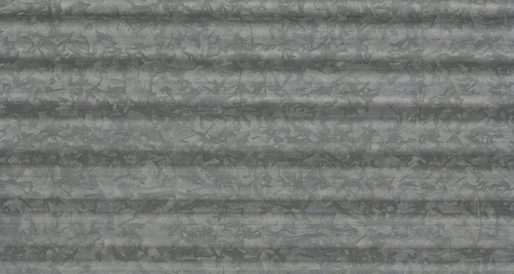 Metal roofing, such as the example above that is corrugated, comes in large sheets.