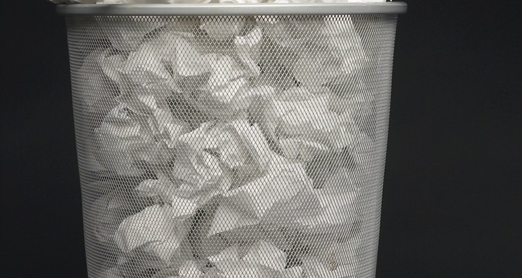 Just like real trash, computer trash must be emptied.
