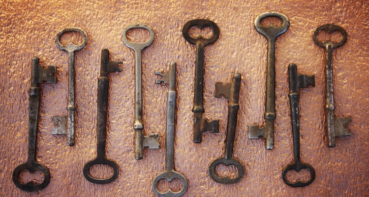 Las llaves antiguas pueden copiarse y usarse en cerraduras antiguas.