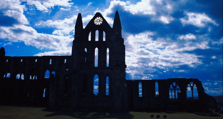 Whitby Abbey, a highlight for walkers on the Cleveland Way.