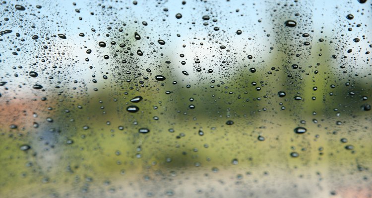 Water sealant on glass windows doesn't last forever.