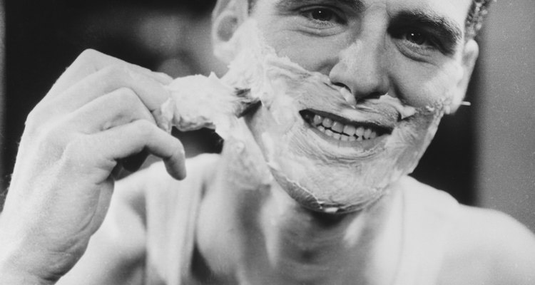 A man's hair needed to complete his polished look in the 1940s.