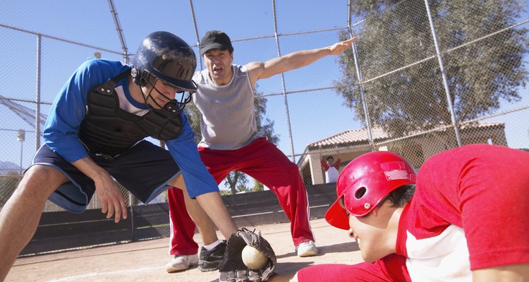 Baseball Players Playing Baseball