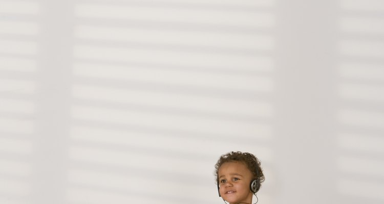 La música es una opción de tiempo de juego para los niños de todas las edades.