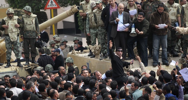 The 2011 protests in Cairo, Egypt, are an example of the power of demonstrations.