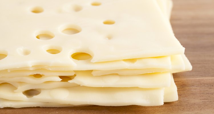 slices of swiss cheese