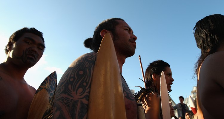 Los maoríes se dividían en siete tribus.