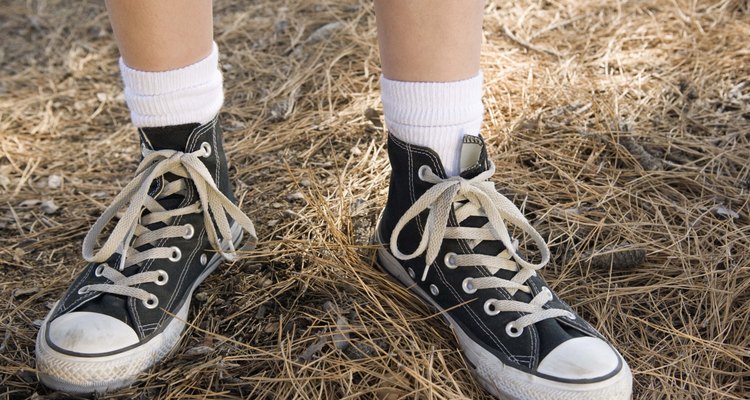 Person standing in sneakers