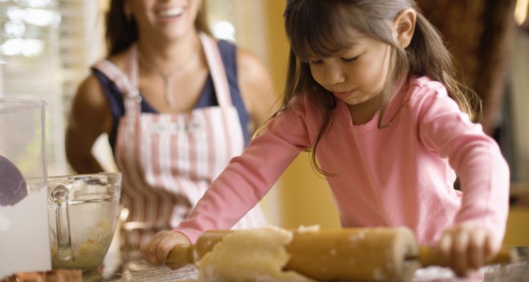 Salt dough is created with common kitchen ingredients.