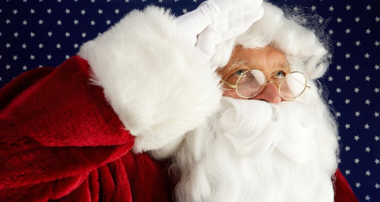 Santa's fluffy, white beard is an indispensable costume accessory.
