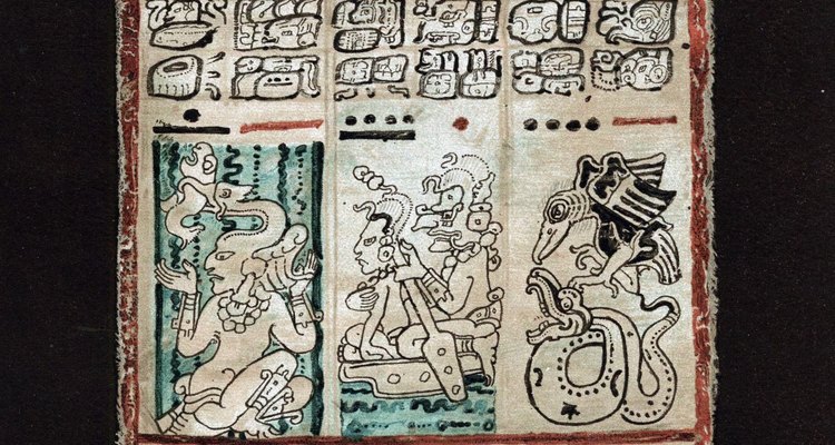 Uno de los famosos códices maya.