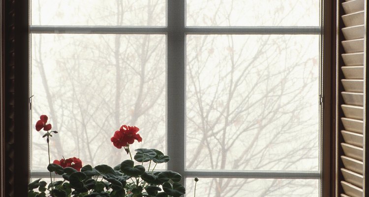 Condensation inside a double-glazed window is a sign of a faulty seal.