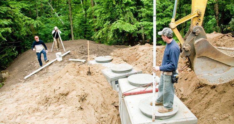 Septic systems must accommodate local terrain.