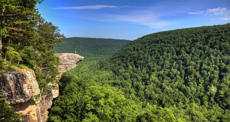 Hiker on Cliff