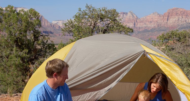 Enamel coffee pots are durable enough for use on camping trips.