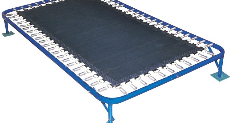 Lubricating the springs and hinges of your trampoline will eliminate squeaky noises.