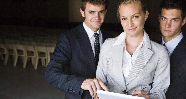 Your boss can make new business contacts at a conference.