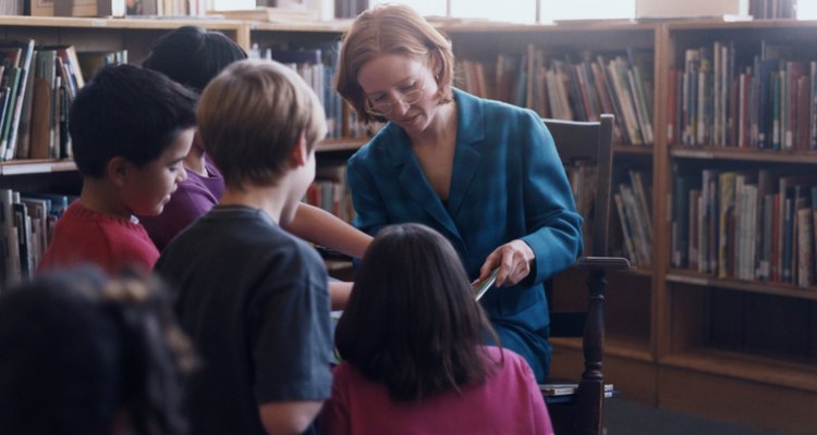 Librarian Reading to Children