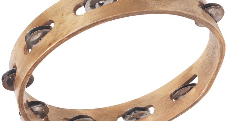 A tambourine can keep beat with a jingling beat sound when played.