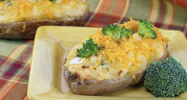 Cheddar Broccoli Baked Potato