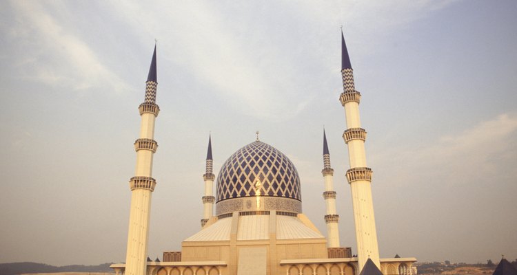 Mezquita en Shah Alam, Selangor, Malasia