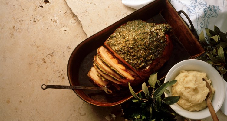 Pork Shoulder with Herb Crust