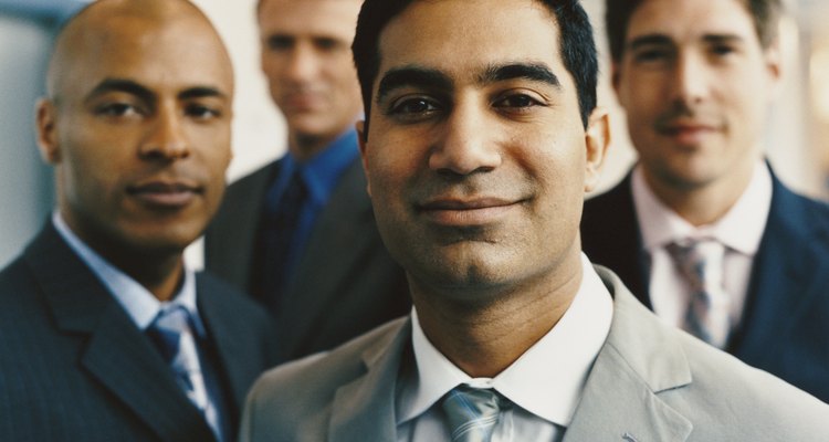 Portrait of a Group of Young Businessmen