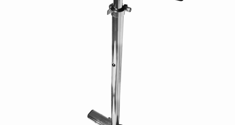 Airgo pogo sticks use compressed air to bounce instead of a spring.