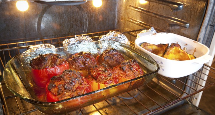 Dinner Cooking in Oven