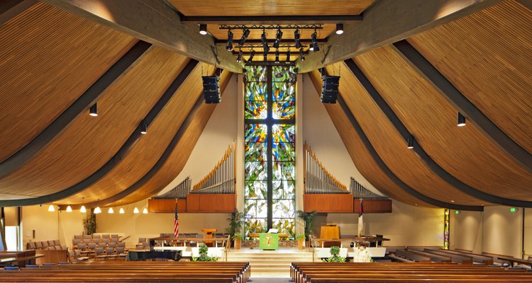 Interior of an empty church