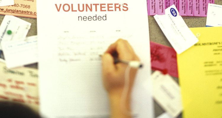 Signing a Volunteers Needed List