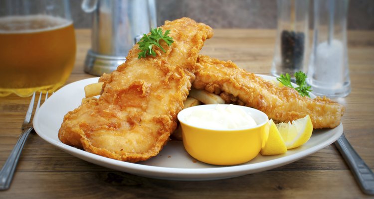 Rustic fish and chips