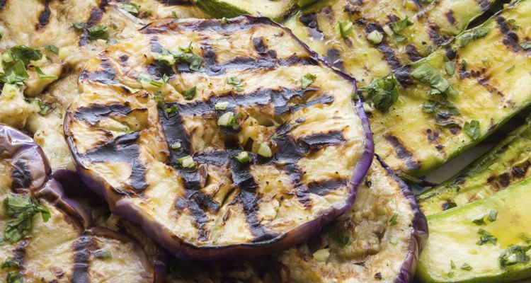 Grilled Eggplant and Zucchini Salad