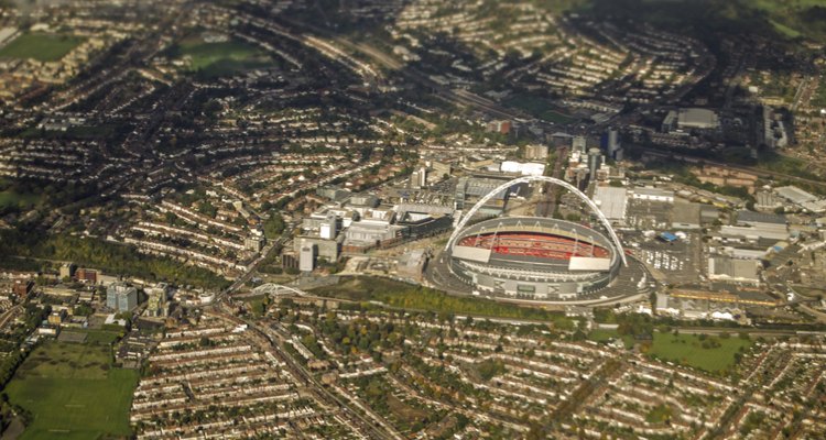 Try to model Wembley stadium.