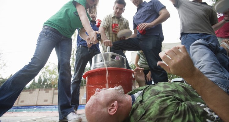 One way to depressurise a keg.