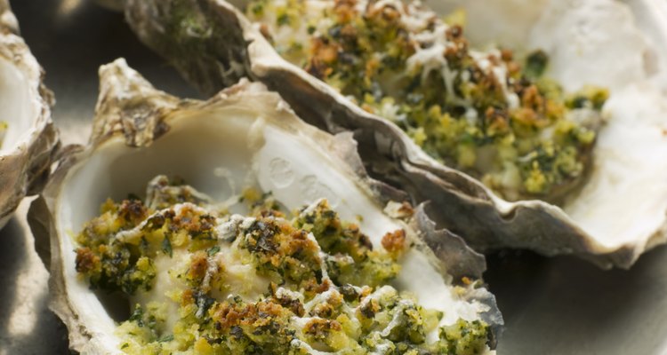 Platter of Oysters Rockefeller