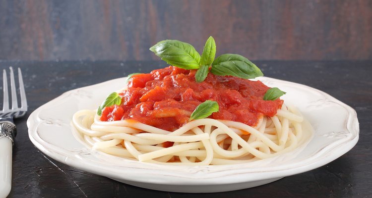 pasta with tomato sauce