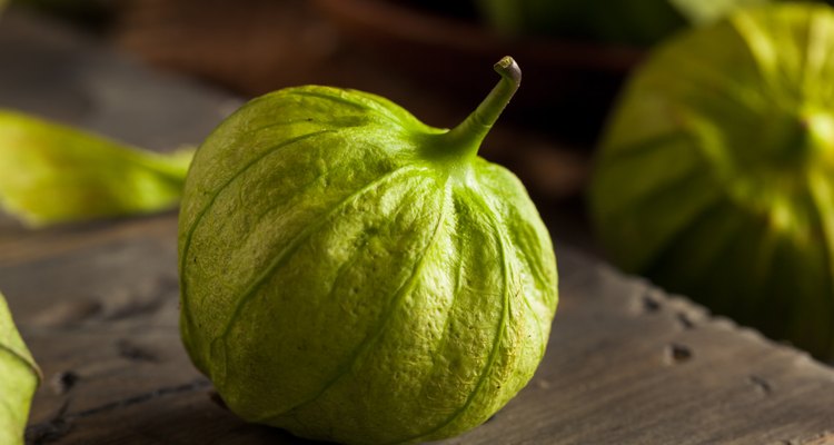 Healthy Organic Green Tomatillos