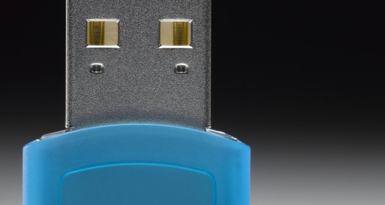 Flash drives can be used to transfer video files from one comptuer to another.