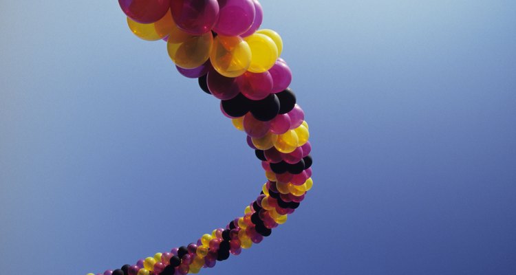 Balloon arches often have PVC pipe at the centre.