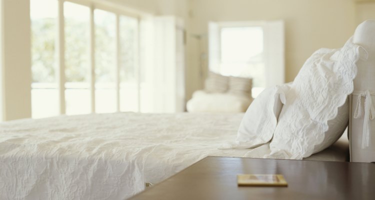 bed in a bedroom