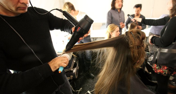 Use a hair dryer to make your gloves fit better.