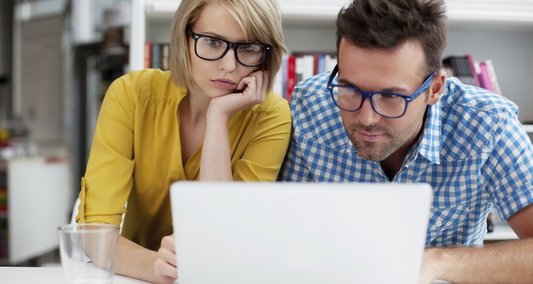 Working on the computer can be difficult as we age, and glasses can help.