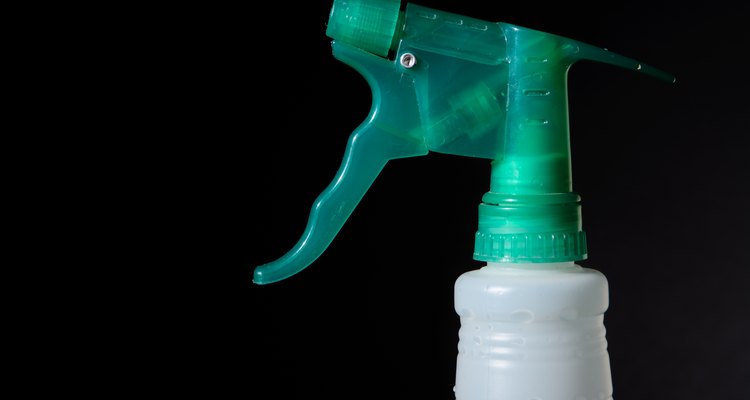 Green Plastic Spray Bottle