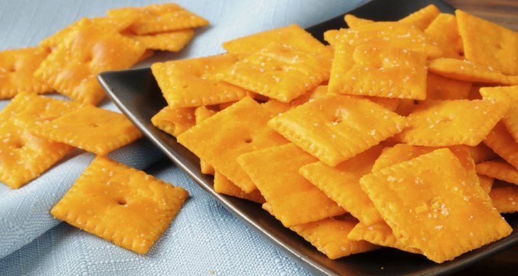 Cheddar cheese crackers