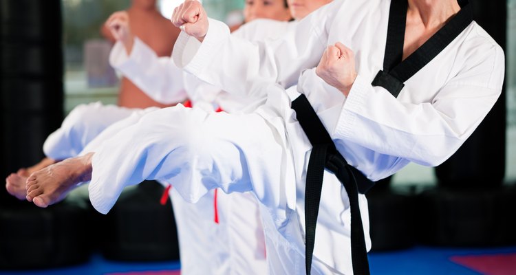 Martial Arts sport training in gym